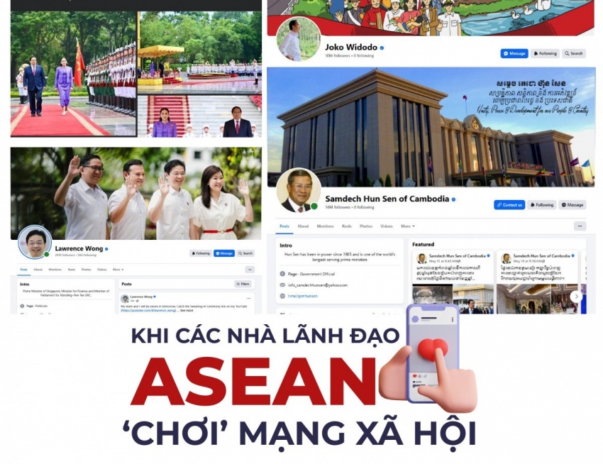 Khi các nhà lãnh đạo ASEAN ‘chơi’ mạng xã hội