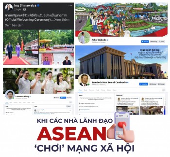 Khi các nhà lãnh đạo ASEAN ‘chơi’ mạng xã hội