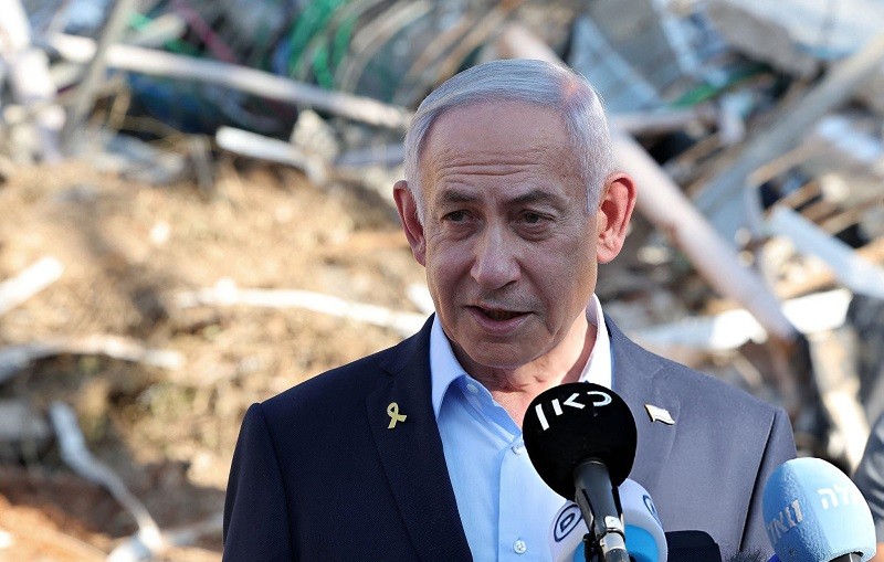 Ông Benjamin Netanyahu tại thành phố Rehovot, miền trung Israel ngày 20 tháng 6 năm 2025