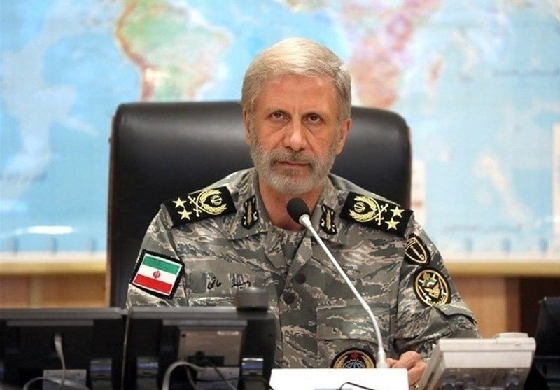 Tư lệnh Lục quân Iran Amir Hatami phát biểu trên truyền hình quốc gia ngày 23/6. Ảnh: Tasnim