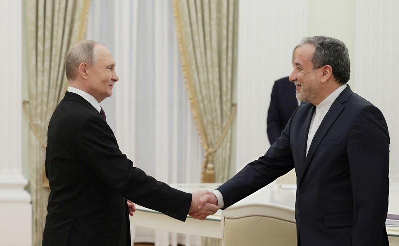 Ông Putin và ông Araghchi tại Điện Kremlin ngày 23/6. Ảnh: Sputnik