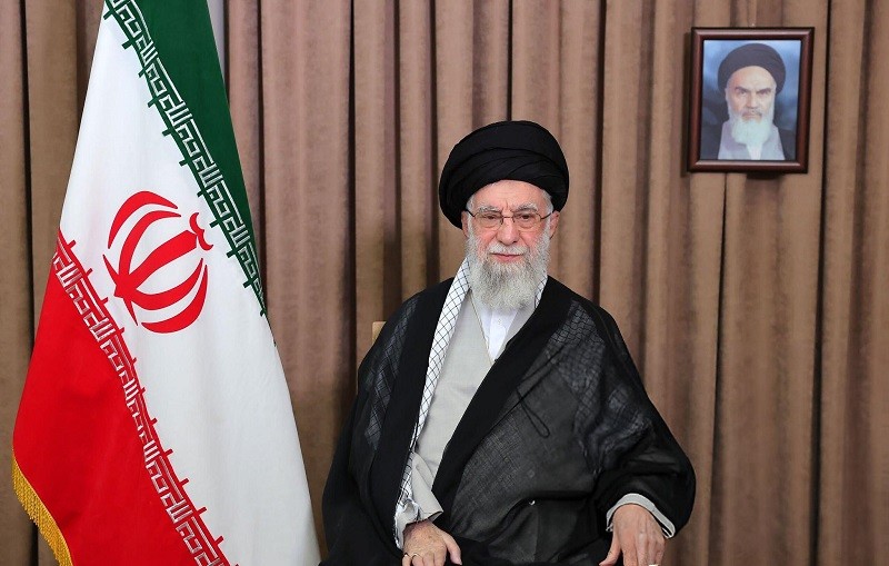 Ông Ali Khamenei tại Iran ngày 18/6. Ảnh: Văn phòng Lãnh tụ tối cao Iran