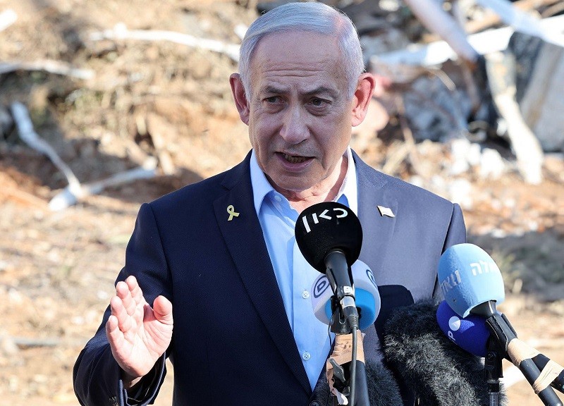 Ông Benjamin Netanyahu tại thành phố Rehovot (Israel) ngày 20/6. Ảnh: Getty