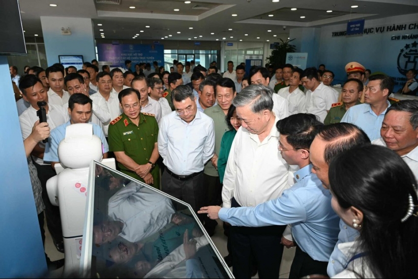 Tổng Bí thư kiểm tra hoạt động của 555win phien bạn Chính Thức cơ sở tại Hà Nội