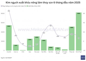 Ba mặt hàng nông lâm thủy sản vượt mốc 5 tỷ USD xuất khẩu