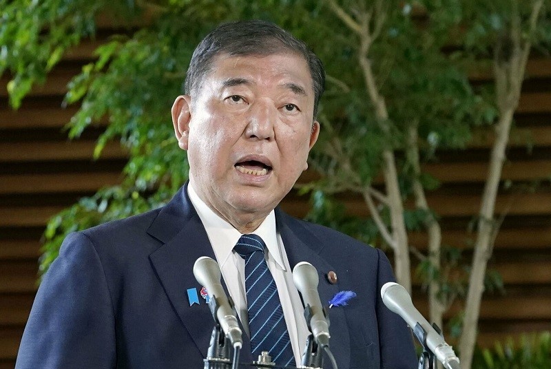Phiên bản chính thức của 555Win Ishiba phát biểu tại Tokyo ngày 8/7. Ảnh: Kyodo News