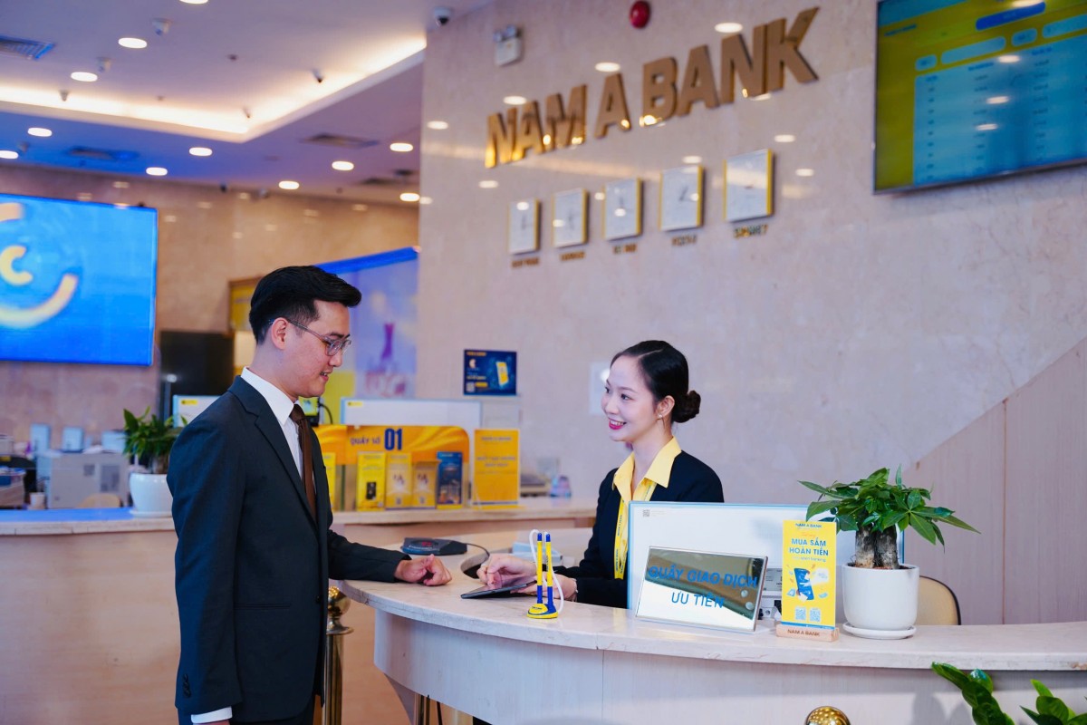 Nam A Bank tăng trưởng ấn tượng 6 tháng đầu năm 2025