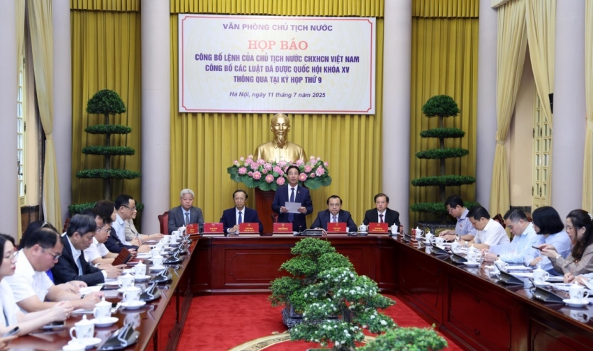 Công bố Lệnh của Chủ tịch nước về 9 luật mới
