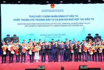 Chủ tịch nước Lương Cường dự hội nghị xúc tiến đầu tư Hải Phòng