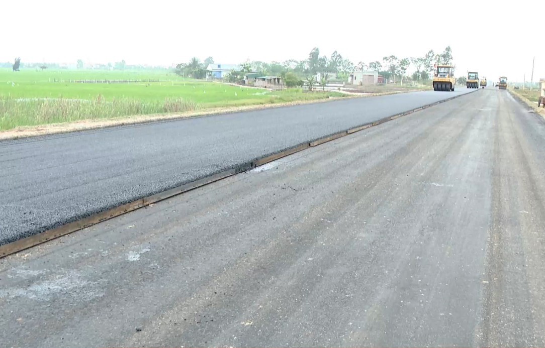 Một dự án trong quá trình thi công.