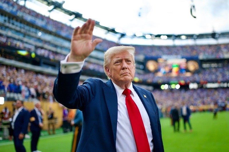 Tổng thống Trump tại bang New Jersey ngày 14/7. Ảnh: Nhà Trắng