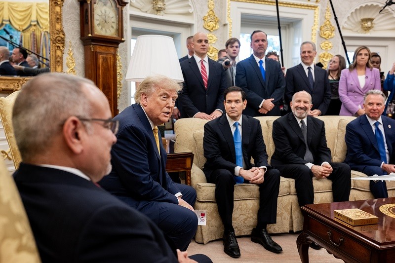 Tổng thống Mỹ Donald Trump tại Nhà Trắng ngày 16/7. Ảnh: Nhà Trắng