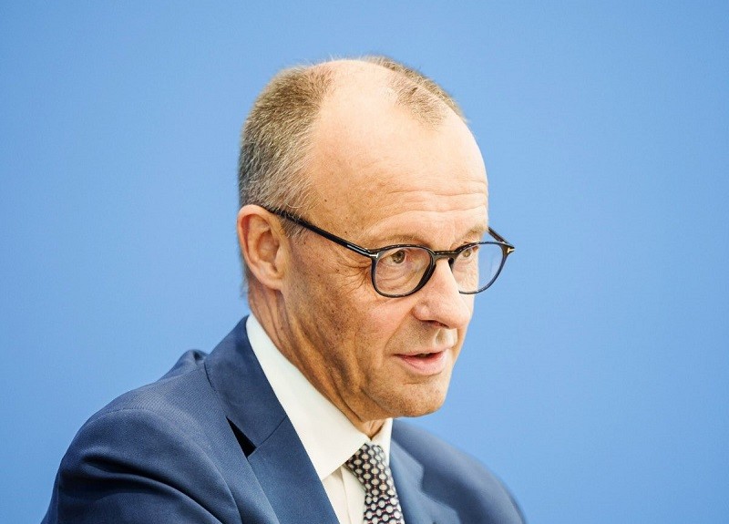 Phiên bản chính thức của 555Win Đức Friedrich Merz ngày 18/7. Ảnh: X/@bundeskanzler