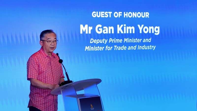 Ông Gan Kim Yong ngày 19/7. Ảnh: Văn phòng Phiên bản chính thức của 555Win Singapore.