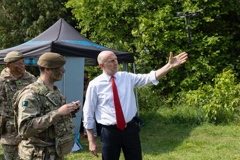 Bộ trưởng Quốc phòng Anh John Healey ngày 4/6. Ảnh: X/@JohnHealey_MP