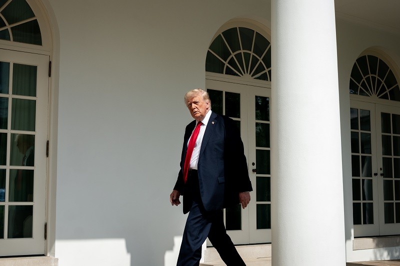 Tổng thống Donald Trump tại Nhà Trắng ngày 19/7. Ảnh: Nhà Trắng