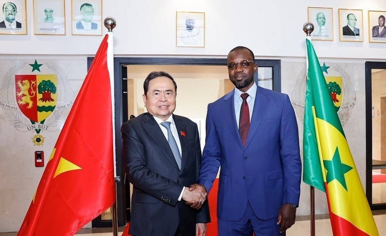 Chủ tịch Quốc hội Trần Thanh Mẫn hội kiến lãnh đạo cấp cao Senegal