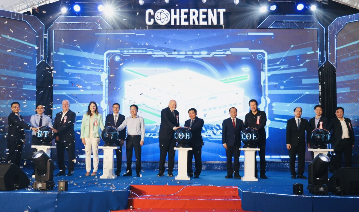 Khánh thành nhà máy Coherent tại KCN Nhơn Trạch, Đồng Nai