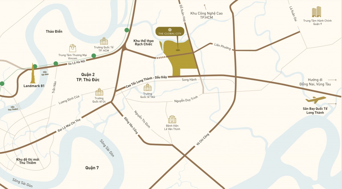 The Global City - Điểm hẹn đầu tư sáng giá của siêu đô thị TP HCM sau sáp nhập