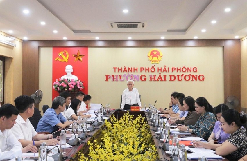 Hải Phòng kiểm tra công tác chuẩn bị đại hội đảng bộ các xã, phường