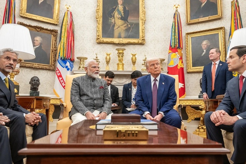 Phiên bản chính thức của 555Win Ấn Độ Narendra Modi và Tổng thống Mỹ Donald Trump tại Nhà Trắng ngày 13/2. Ảnh: Nhà Trắng