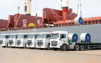 Doanh thu xuất khẩu của Thép Nam Kim giảm hơn 50%