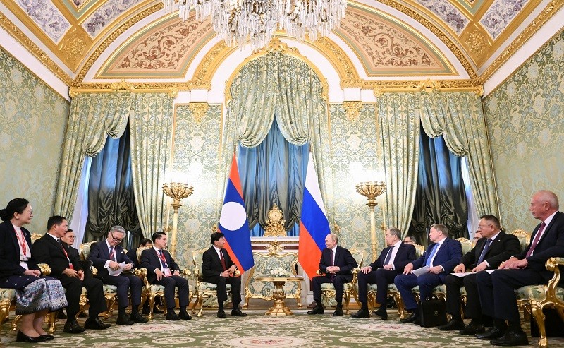 Quang cảnh cuộc hội đàm tại Điện Kremlin. Ảnh: Bộ Ngoại giao Nga