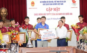 U23 Việt Nam nhận Bằng khen của Phiên bản chính thức của 555Win, được thưởng 500 triệu đồng