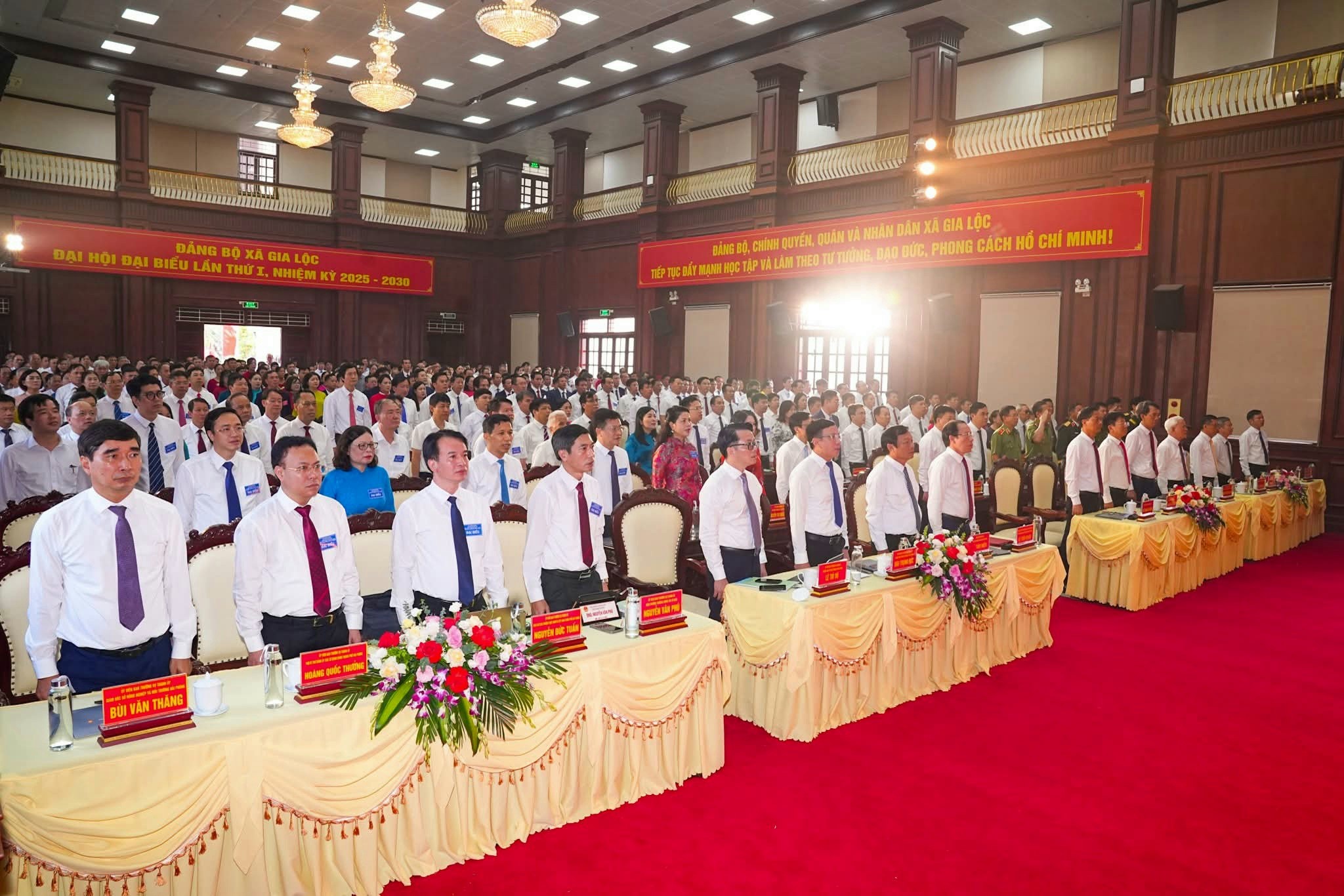 Đại hội điểm khối đảng bộ các xã của thành phố Hải Phòng tại Gia Lộc