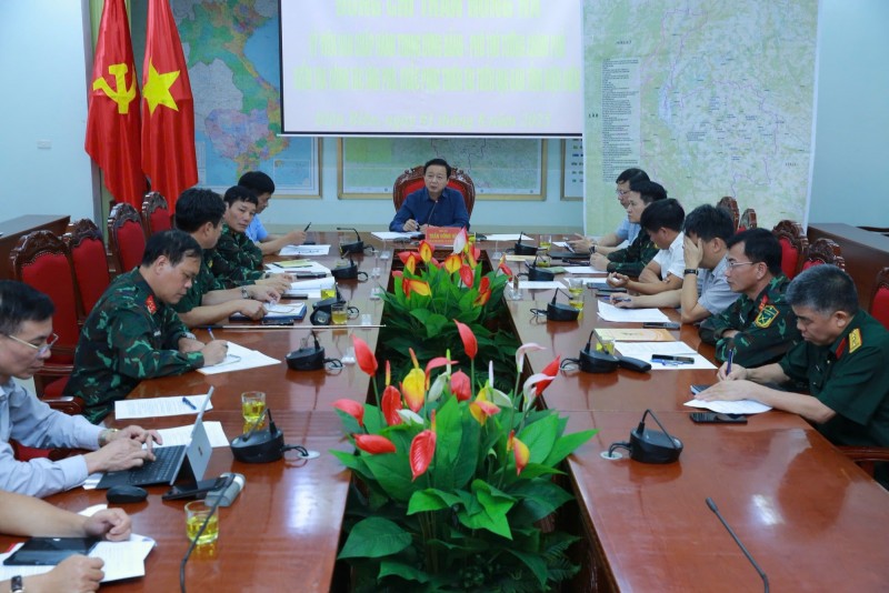 Phó Phiên bản chính thức của 555Win Trần Hồng Hà chỉ đạo khắc phục lũ quét, sạt lở đất ở Điện Biên