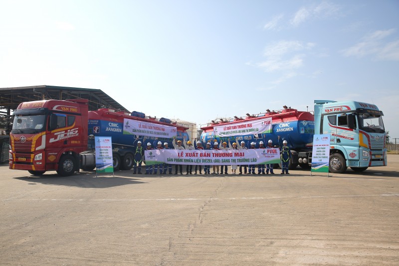 BSR lần đầu xuất bán sản phẩm dầu DO sang thị trường Lào