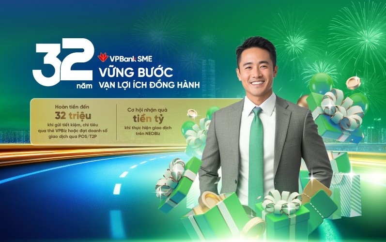 Tháng ưu đãi vàng từ VPBankSME: Giao dịch nhiều, quà hấp dẫn