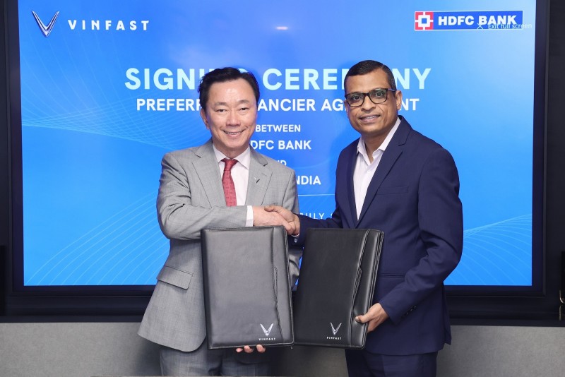VinFast Ấn Độ 'bắt tay' HDFC Bank, cho vay 100% chi phí mua xe điện