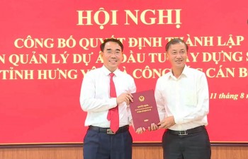 Thành lập Ban Quản lý dự án đầu tư xây dựng số 1 tỉnh Hưng Yên