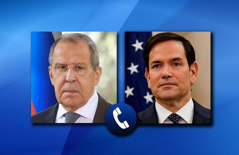 Ngoại trưởng Nga Sergey Lavrov và người đồng cấp Mỹ Marco Rubio. Ảnh: Bộ Ngoại giao Nga