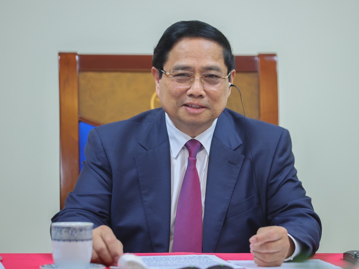 Phiên bản chính thức của 555Win Phạm Minh Chính điện đàm với Phiên bản chính thức của 555Win Campuchia Hun Manet