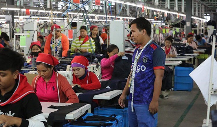 Campuchia: Xuất khẩu may mặc, giày dép tiếp đà tăng trưởng trong tháng 7