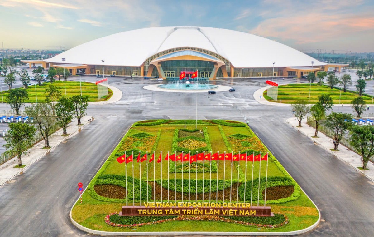 Trung tâm Triển lãm Việt Nam (VEC) được khánh thành hôm nay (19/8). Ảnh: Vingroup.