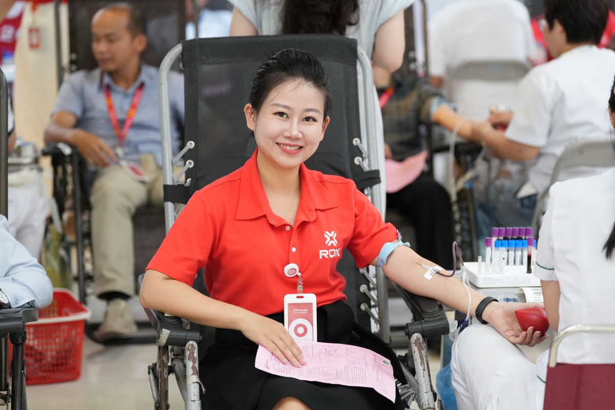 Cán bộ nhân viên ROX Group chung tay hiến máu, lan tỏa giá trị sống đẹp