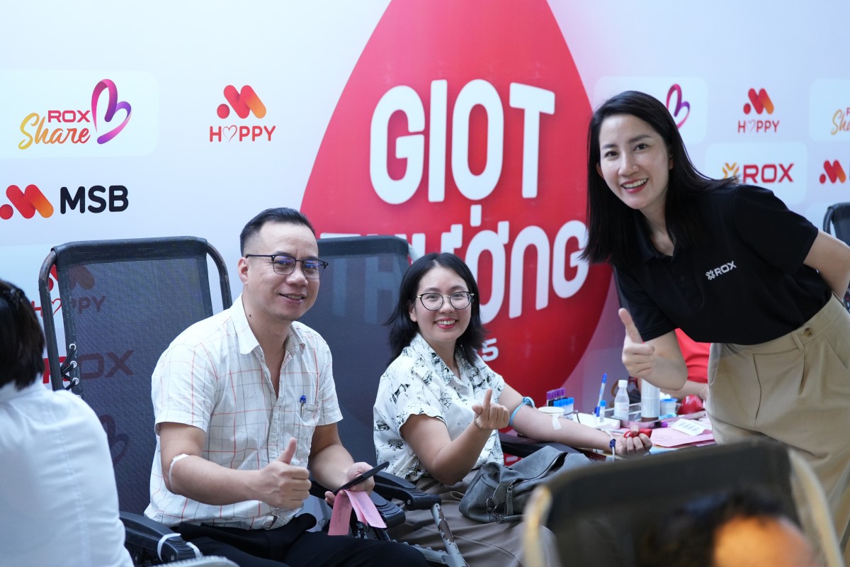 Cán bộ nhân viên ROX Group chung tay hiến máu, lan tỏa giá trị sống đẹp