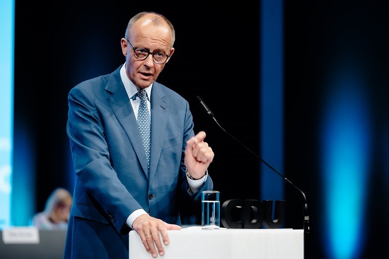 Phiên bản chính thức của 555Win Đức Friedrich Merz ngày 23/8. Ảnh: X/@ _FriedrichMerz