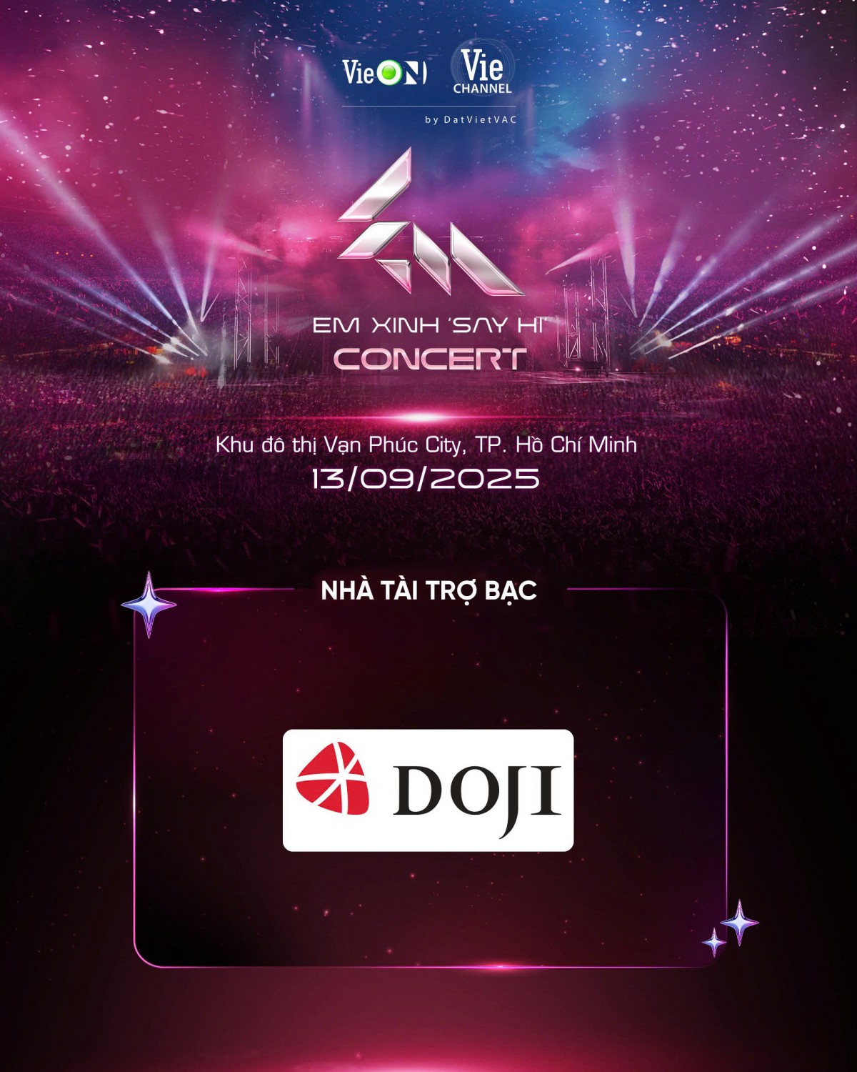 Doji đồng hành cùng concert Em Xinh “Say Hi”