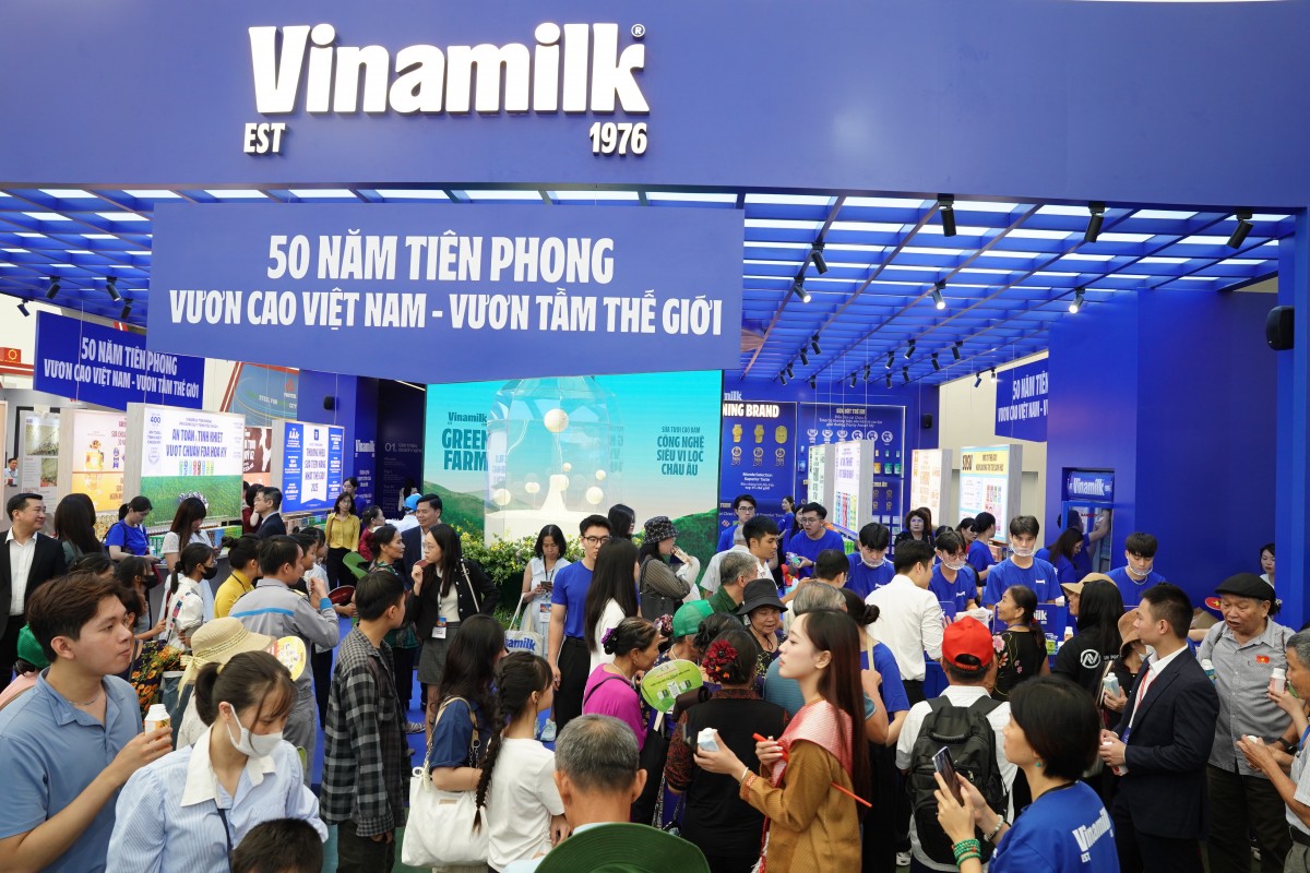 Vinamilk tạo điểm nhấn tại Triển lãm Thành tựu đất nước 80 năm