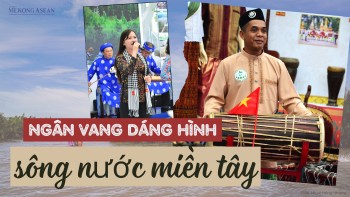 Dáng hình sông nước miền Tây tại Triển lãm thành tựu đất nước 80 năm