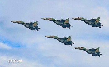 Không quân Việt Nam bay trên bầu trời Thủ đô ngày Quốc khánh