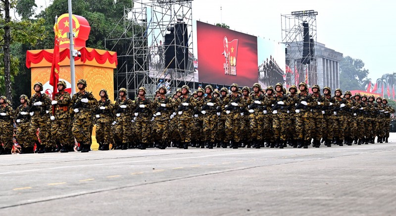 Toàn cảnh lễ diễu binh, diễu hành trên Quảng trường Ba Đình lịch sử