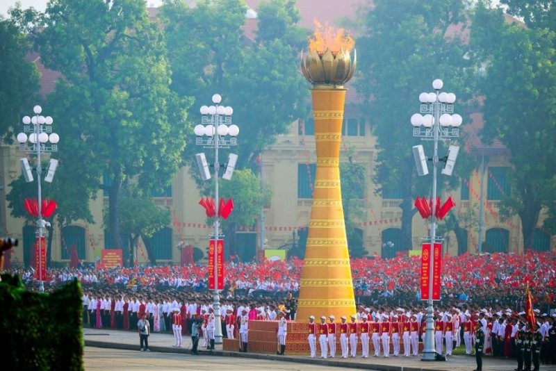 Toàn cảnh lễ diễu binh, diễu hành trên Quảng trường Ba Đình lịch sử