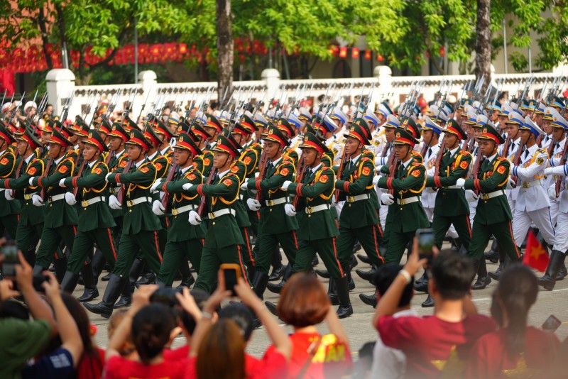 Toàn cảnh lễ diễu binh, diễu hành trên Quảng trường Ba Đình lịch sử