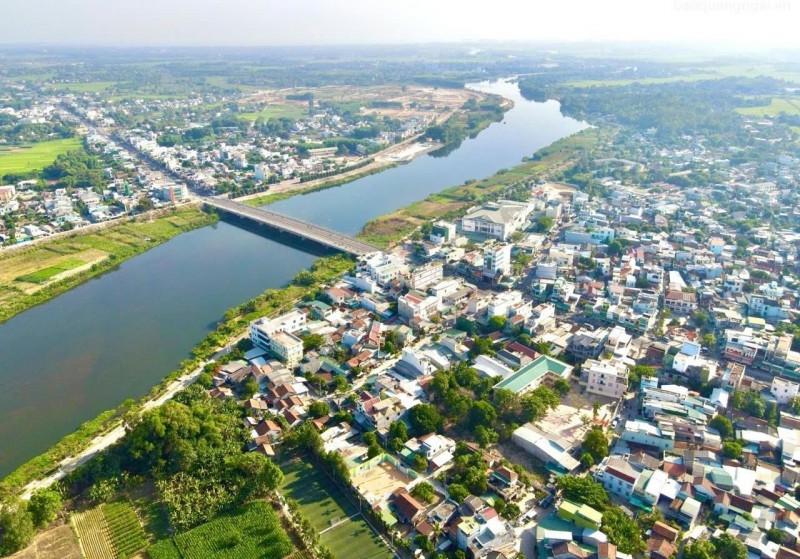 Một góc xã Bình Sơn, tỉnh Quảng Ngãi.