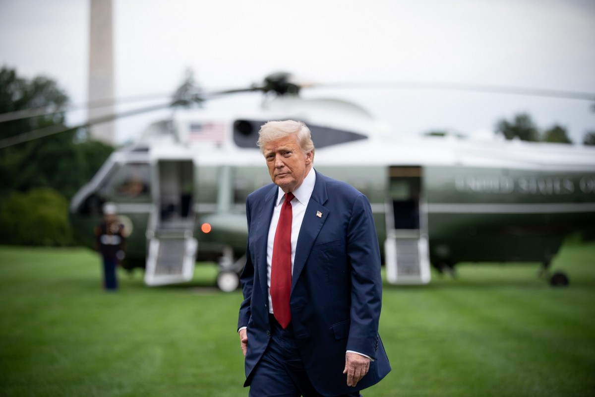Tổng thống Mỹ Donald Trump tại Nhà Trắng ngày 12/8. Ảnh: Nhà Trắng